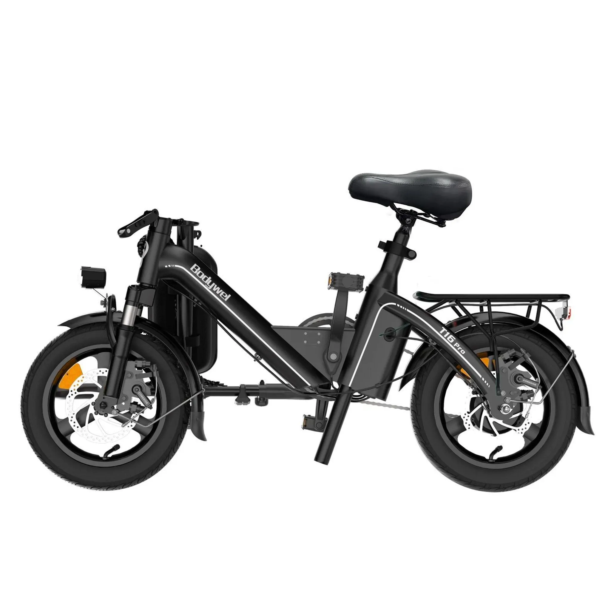Falt-E-Bike 14 Zoll City-Klapprad, 250 W, 36 V 10 Ah, 65 km – Bild 3