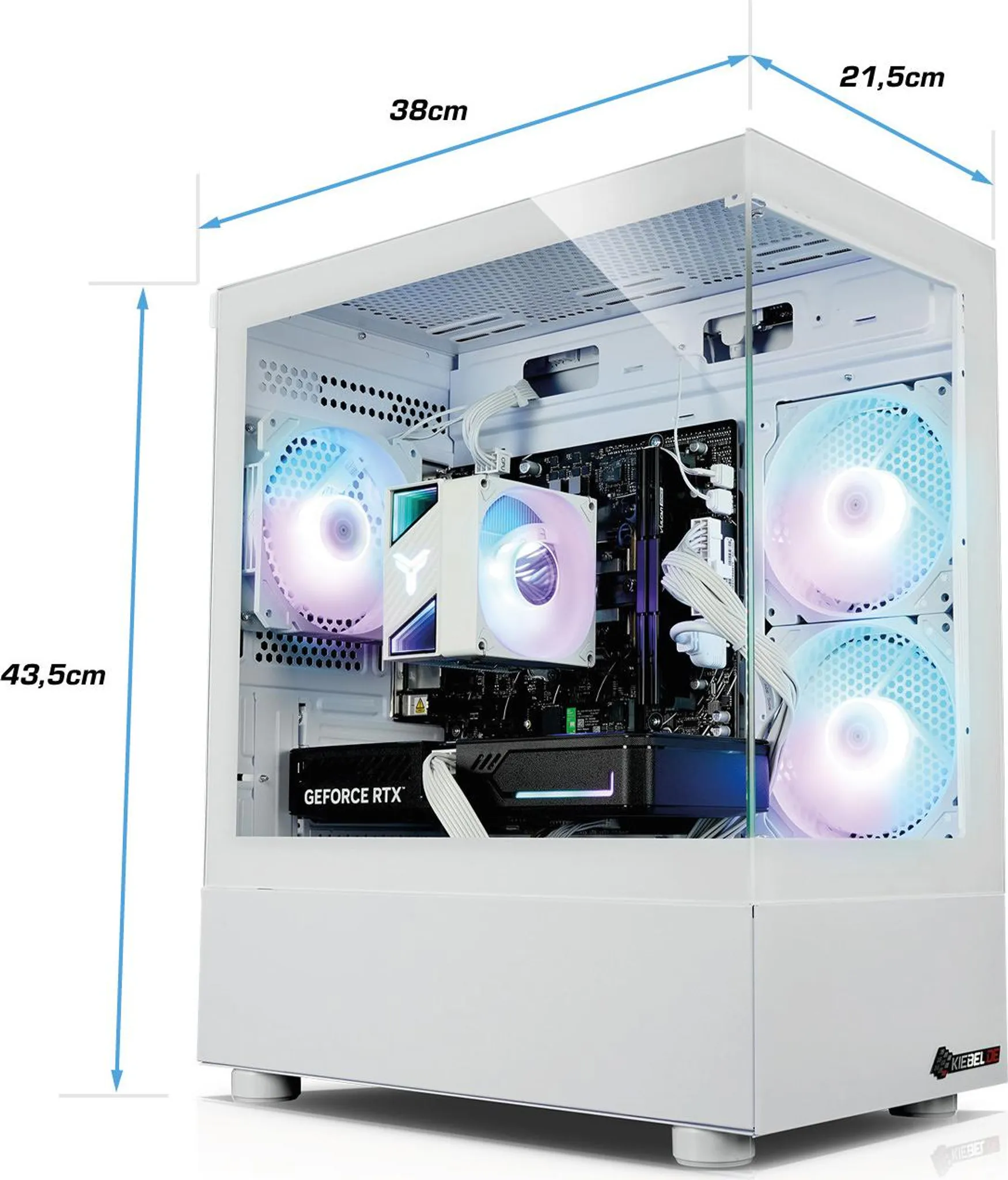 InvaderXS VIII Gaming-PC, Ryzen 7 8700F, RTX 5060 Ti, 32 GB, 2 TB – Bild 7