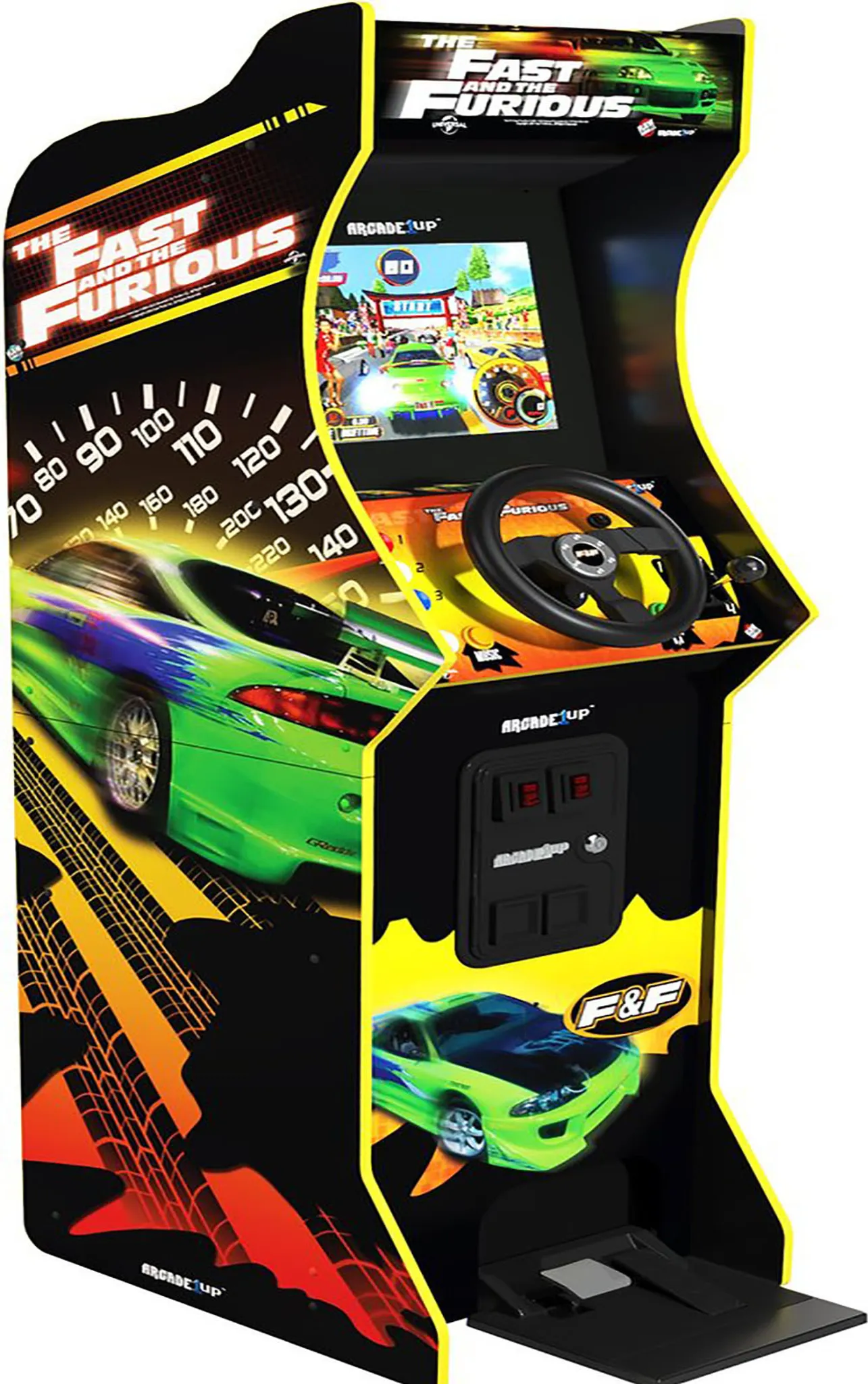 Arcade1Up Fast and Furious Arcade-Automat, 17 Zoll LCD, Mehrfarbig – Bild 7