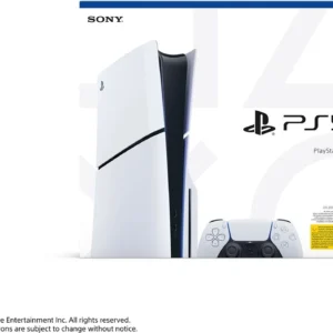 Sony PlayStation 5 Slim Disc Edition, 4K, HDR, 1 TB SSD, Weiß