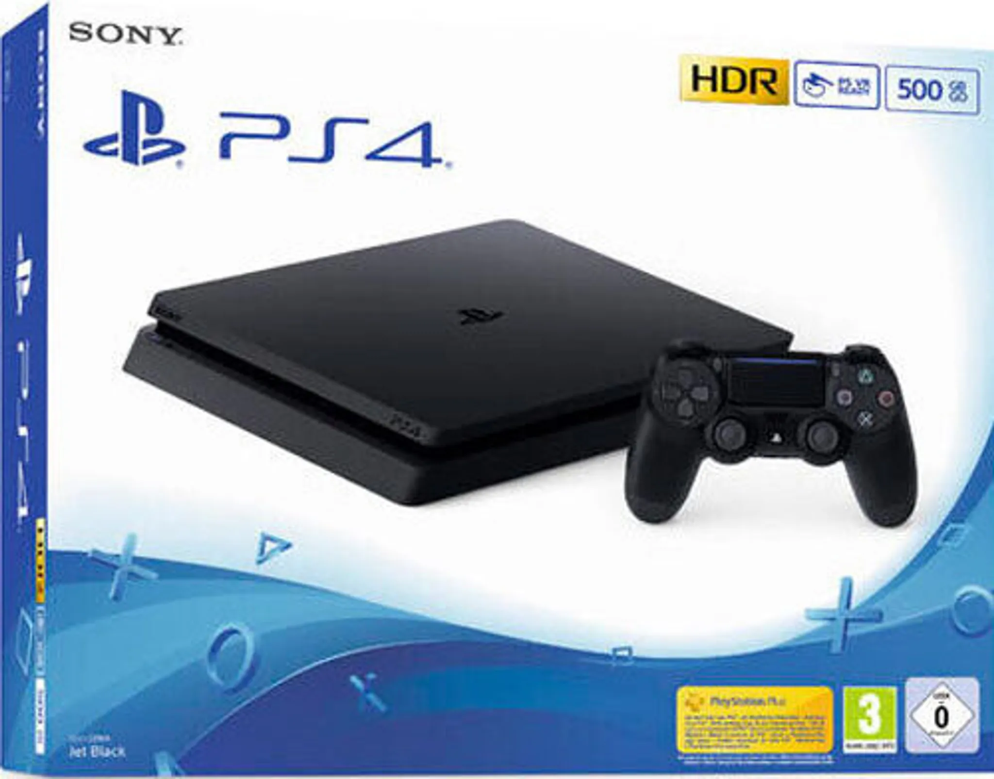 PS4 500 GB SLIM Schwarz 3.0