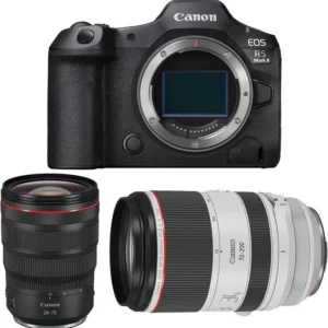 Canon EOS R5 Mark II + RF 24-70 mm f/2.8 + RF 70-200 mm f/2.8