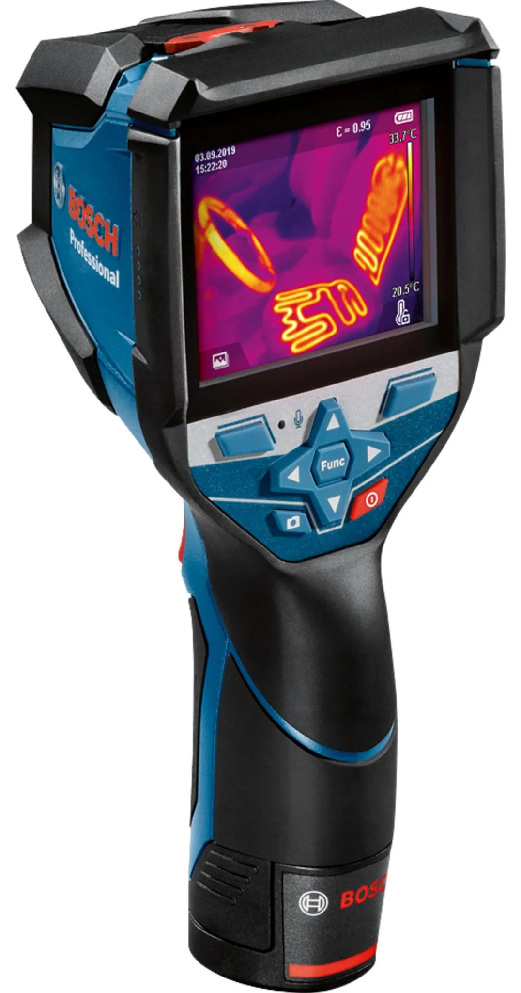 Bosch Wärmebildkamera GTC 600 C, Akku GBA 12 V 2,0 Ah, L-BOXX – Bild 3
