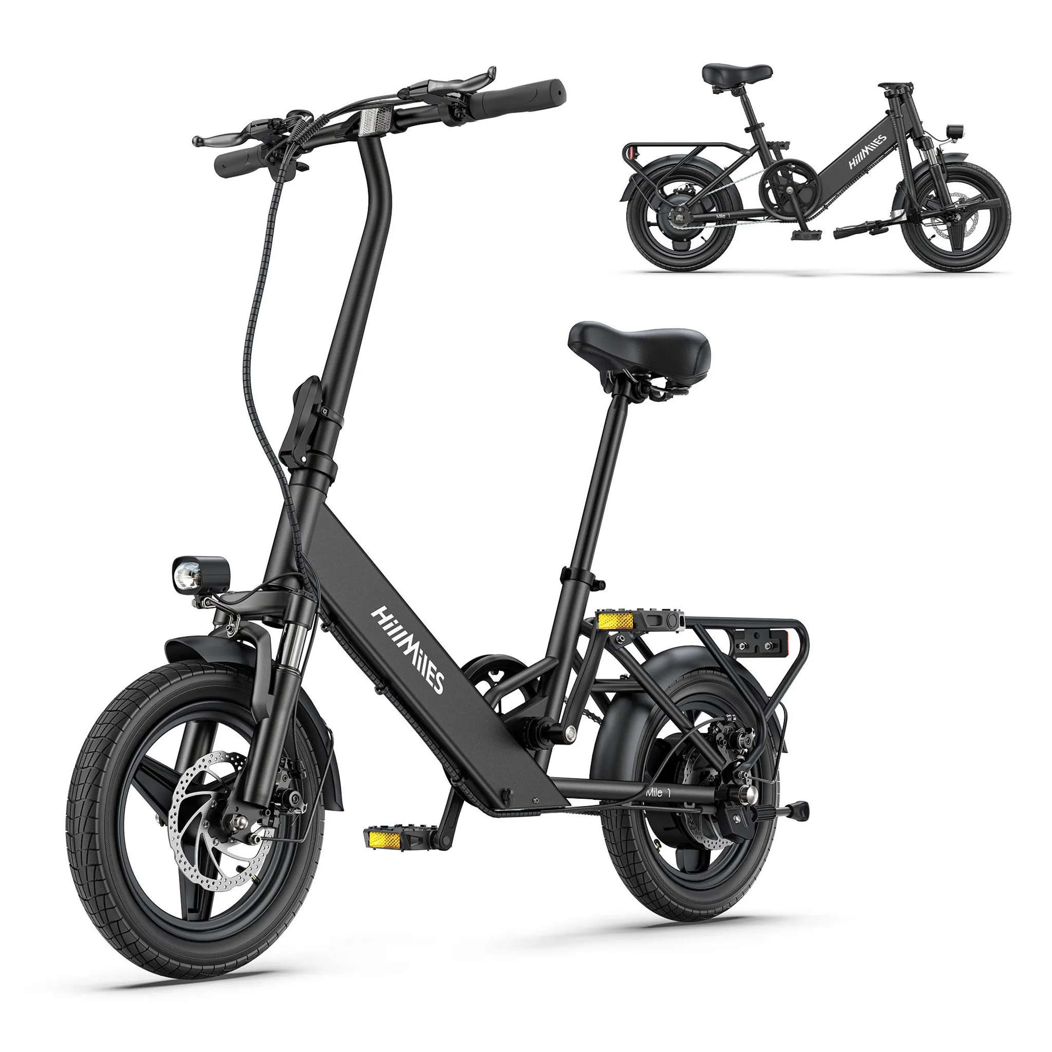 Falt-E-Bike 14 Zoll City-Klapprad, 250 W, 36 V 10 Ah, 65 km