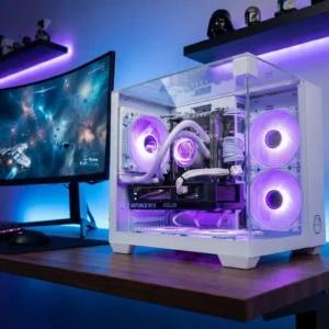 VENOM White Gaming-PC, RTX 3050, 64 GB RAM, 500 GB SSD, Win 11 Pro
