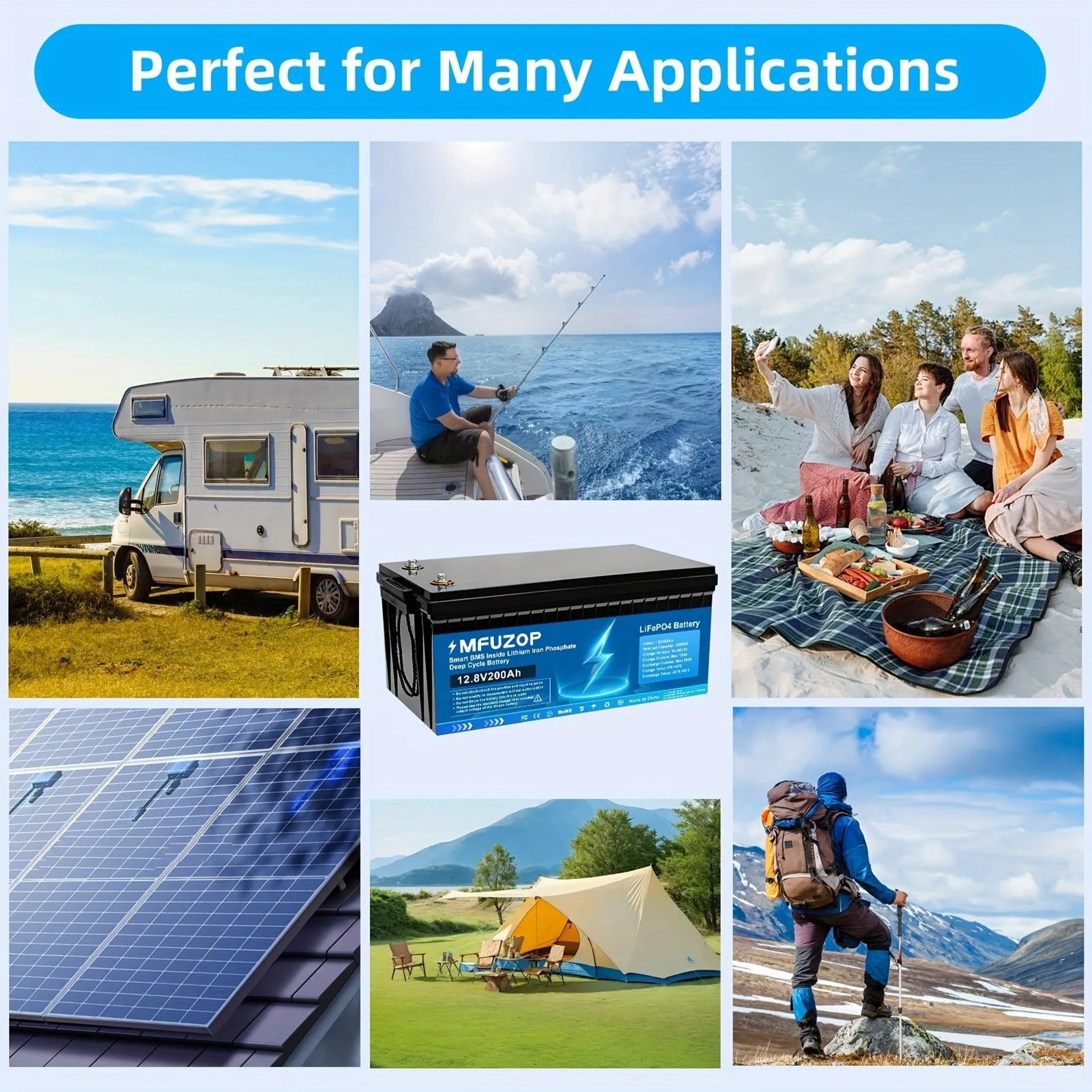 LiFePO4-Akku 12 V 300 Ah mit BMS-Schutz, lange Lebensdauer – Bild 5