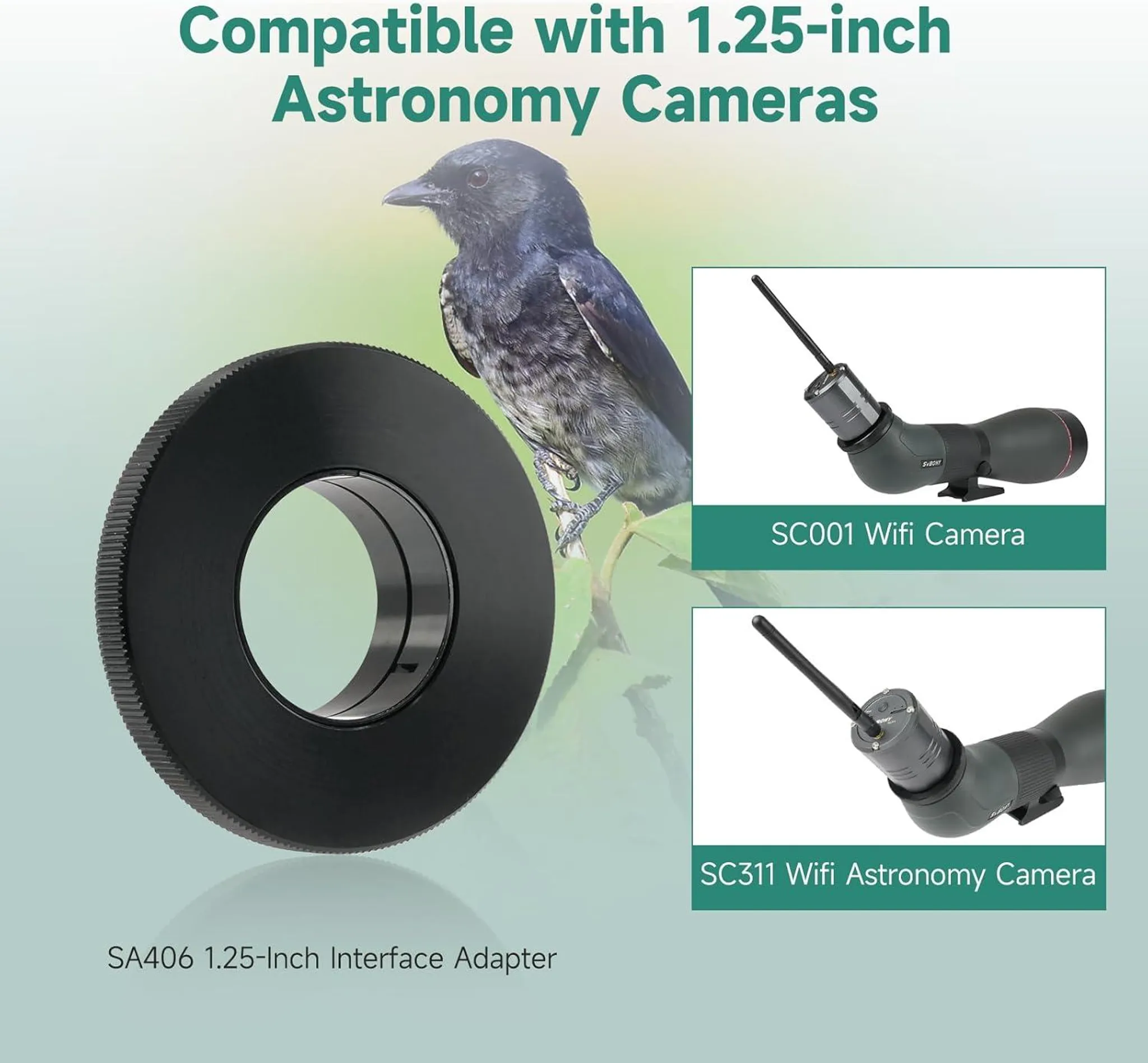 Spektiv SA401 Zoom 25-75 x 100, ED-Objektiv, mit WiFi-Kamera SC001 – Bild 8