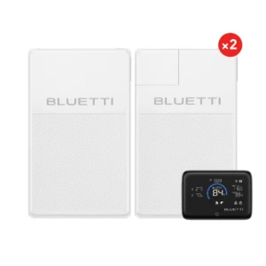 BLUETTI FridgePower Solargenerator + 2 Akkus BC 200 mit Display