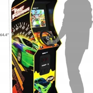 Arcade1Up Fast and Furious Arcade-Automat, 17 Zoll LCD, Mehrfarbig