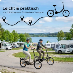 Zündapp ZF40 Falt-E-Bike 20 Zoll, StVZO-konform, für Erwachsene