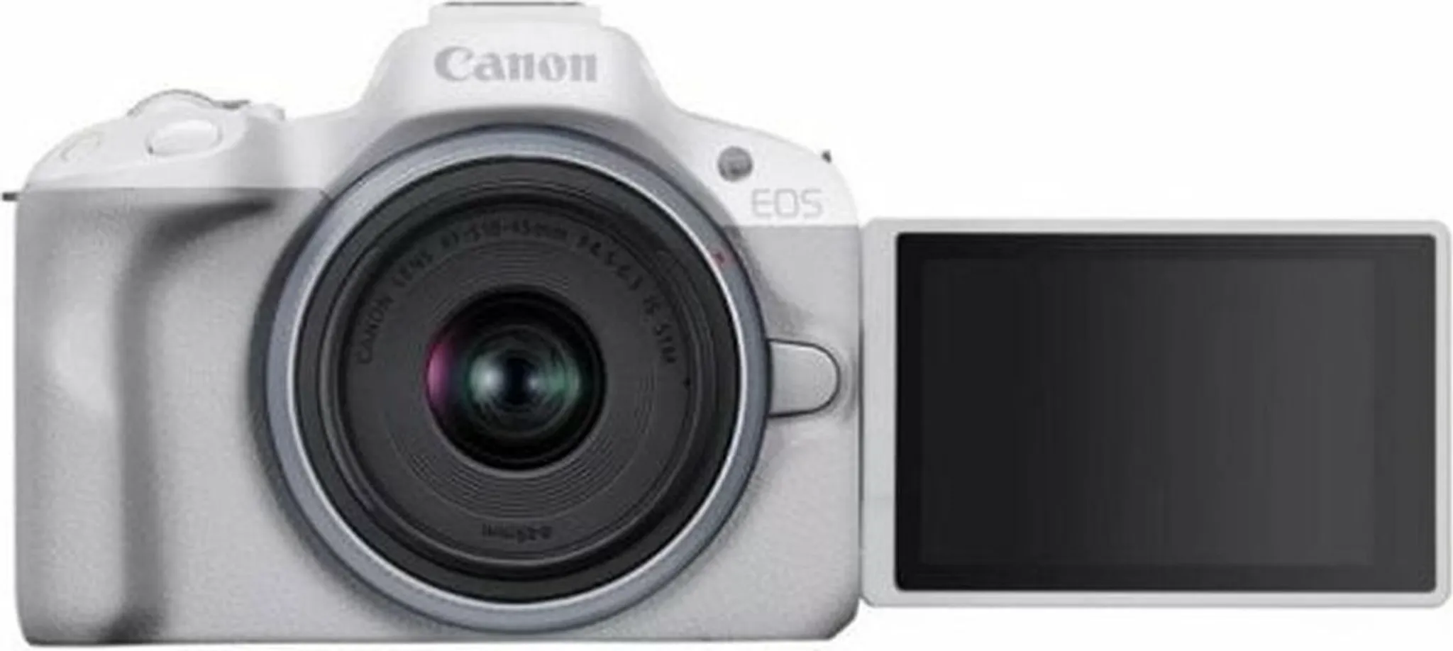 Canon EOS R50, White + RF-S 18-45mm F4.5-6.3 IS STM Kit – Bild 3