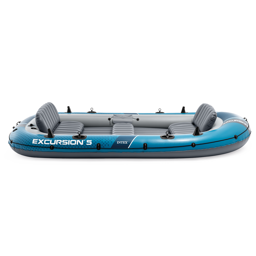 Intex Bootsset Excursion 5, Himmelblau – Bild 4