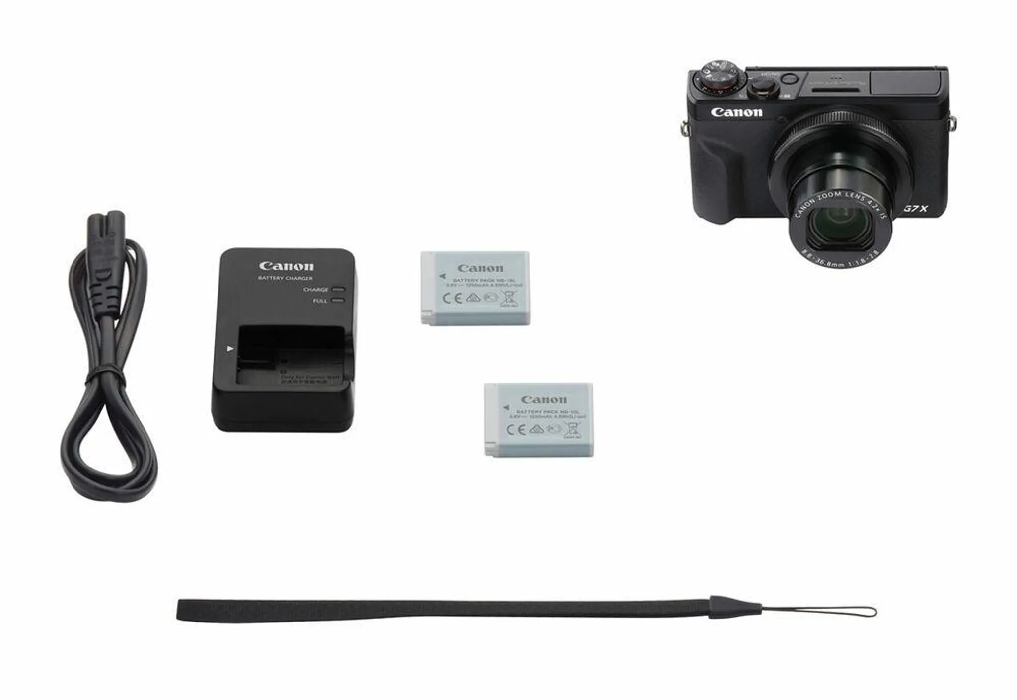 Canon PowerShot G7X Mark III, 20,1 MP, 4K Ultra HD, Schwarz