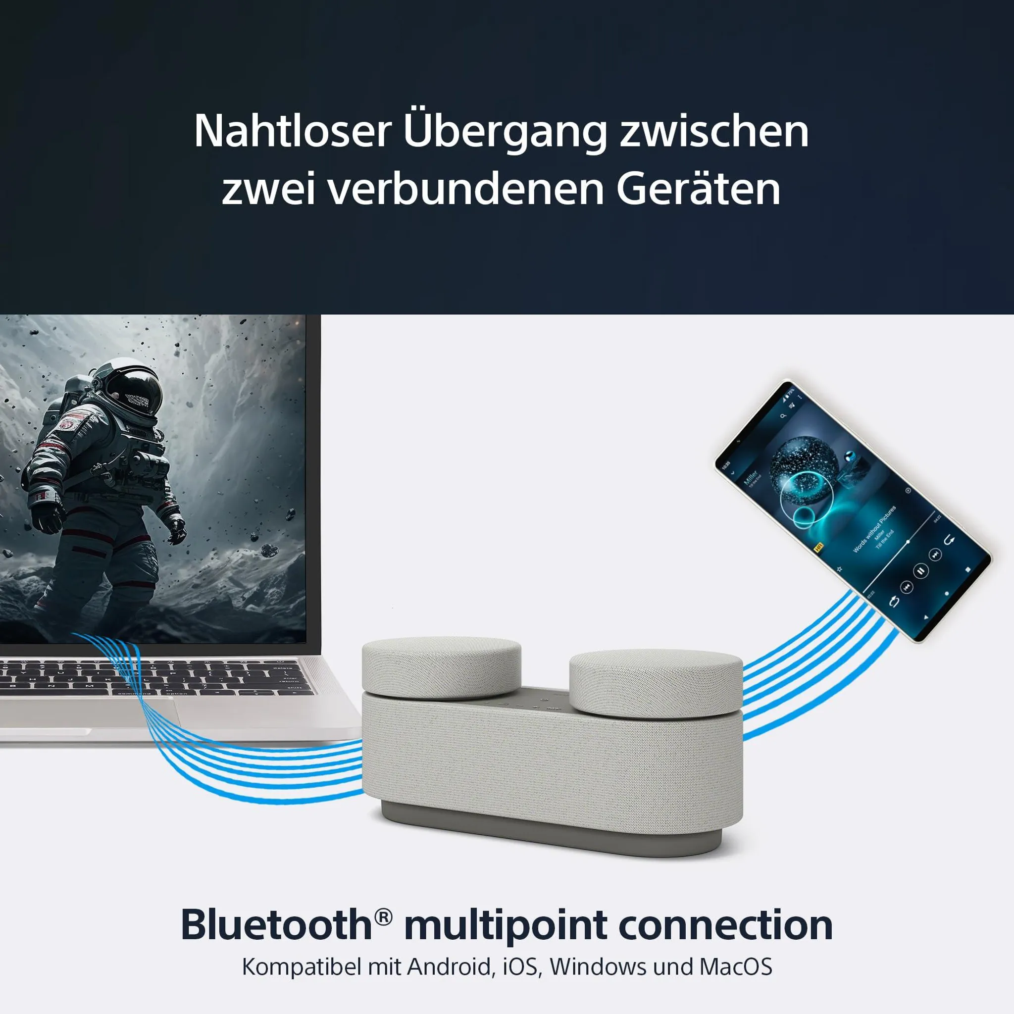 Sony Lautsprecher HT-AX7 BT grau – Bild 3