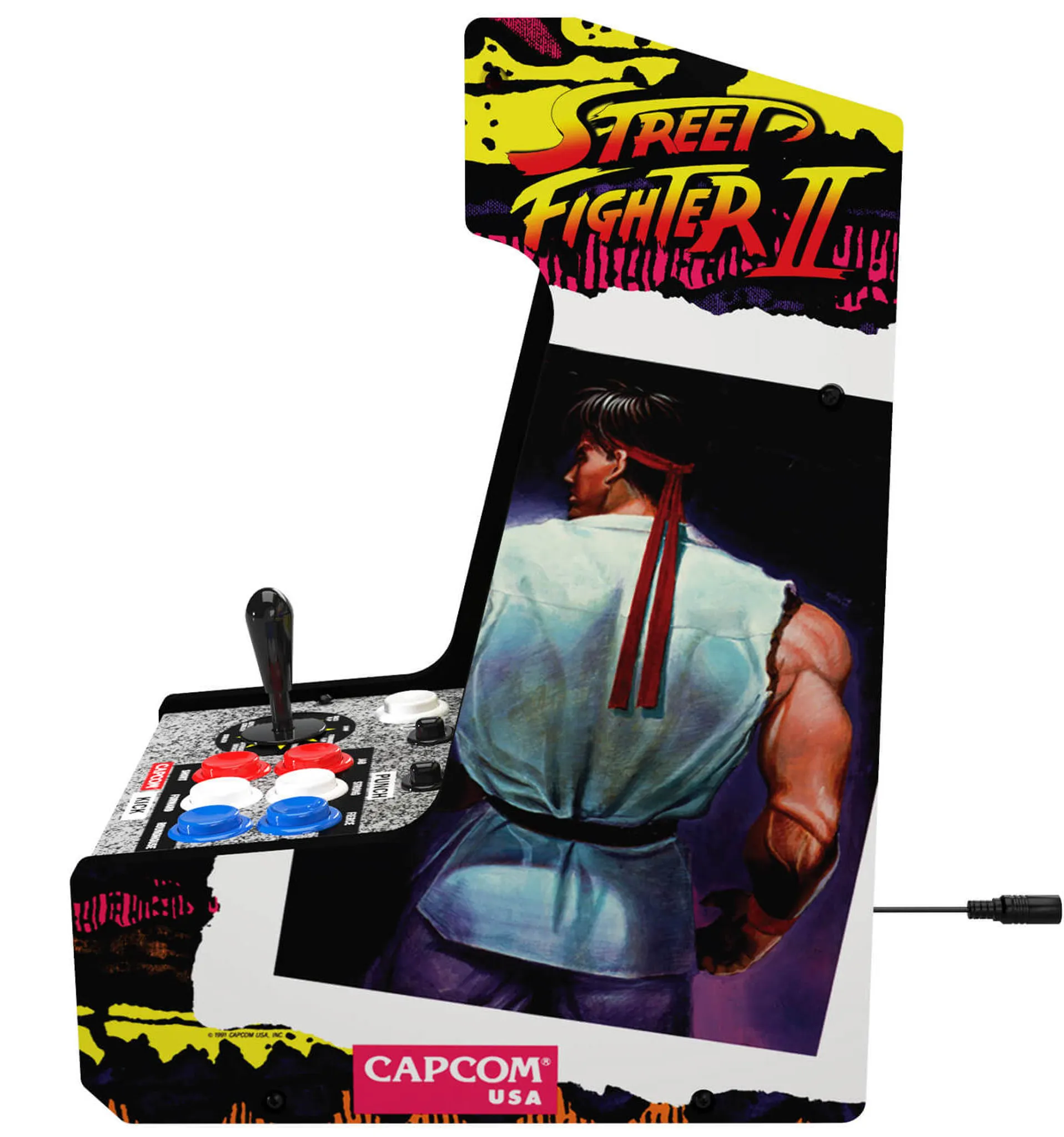 Arcade1Up Street Fighter Countercade Arcade-Automat, 8 Zoll LCD – Bild 3