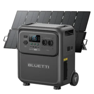 BLUETTI Elite 400 Powerstation 3840 Wh + 500-W-Solarpanel, mit Rollen