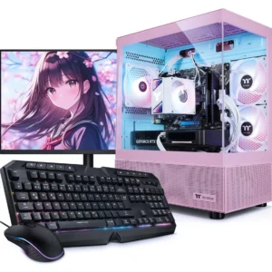 Zindarella V Gaming-PC-Set, Ryzen 7 5700X, RTX 5060, 27-Zoll-Monitor