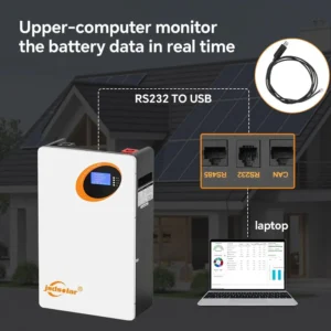 Solarakku LD48100 LiFePO4 5 kWh, 100 Ah, 51,2 V, 6000 Zyklen, BMS