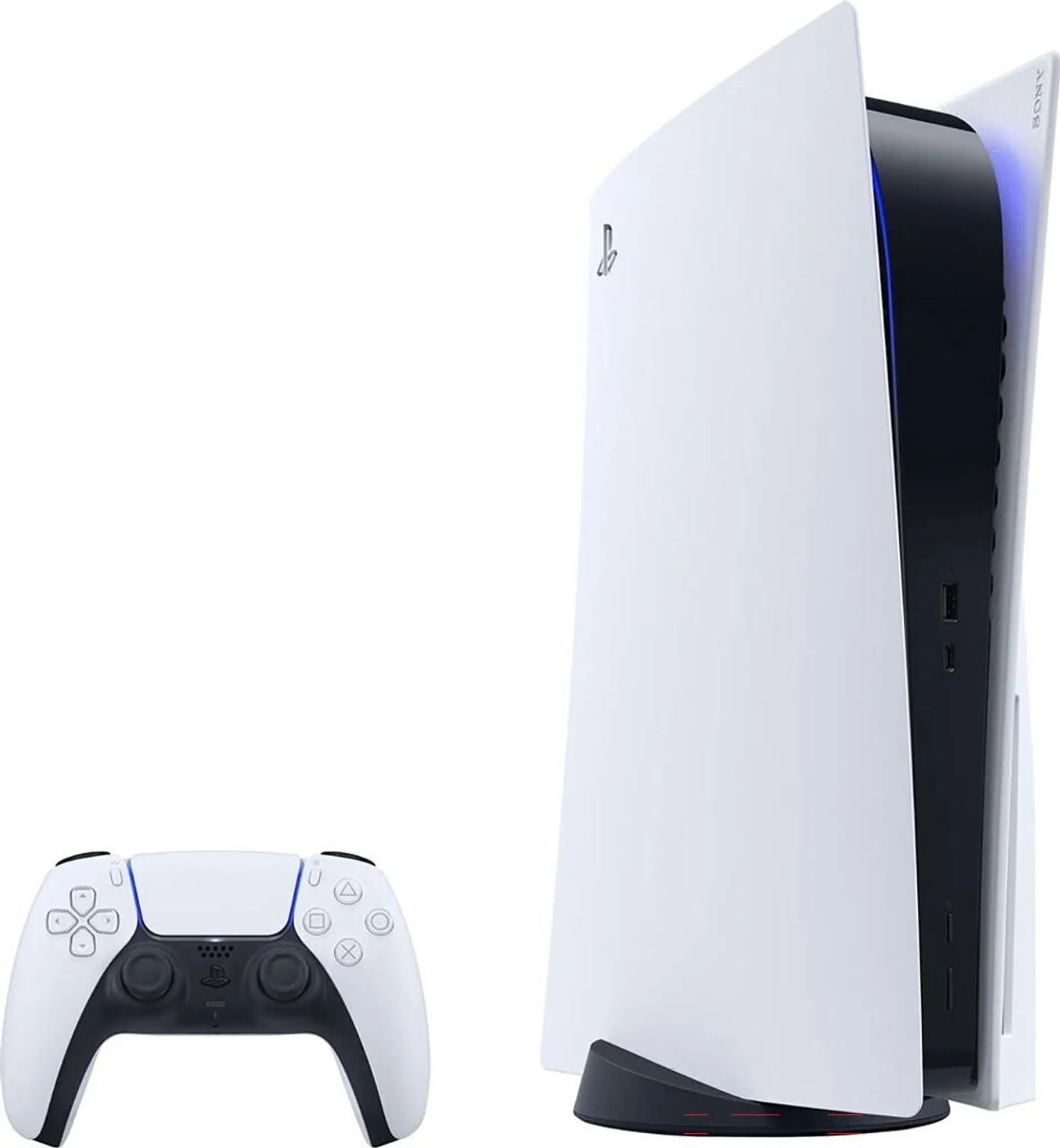 Sony PlayStation 5 Disk Edition + 2x DualSense Controller – Bild 3