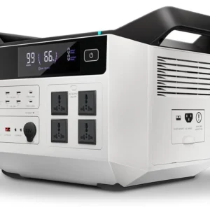 Tragbare Powerstation 576 Wh, 600 W, 128.000 mAh, für Camping