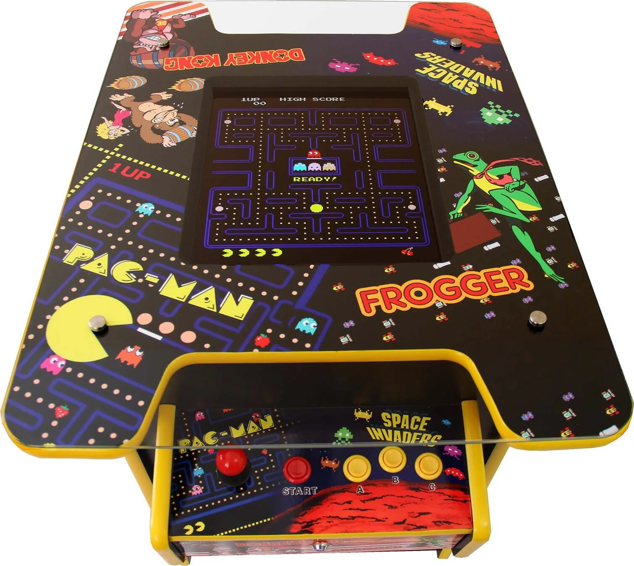 Retro-Arcade-Spiele, Arcade-Automaten, Videospielkonsolen