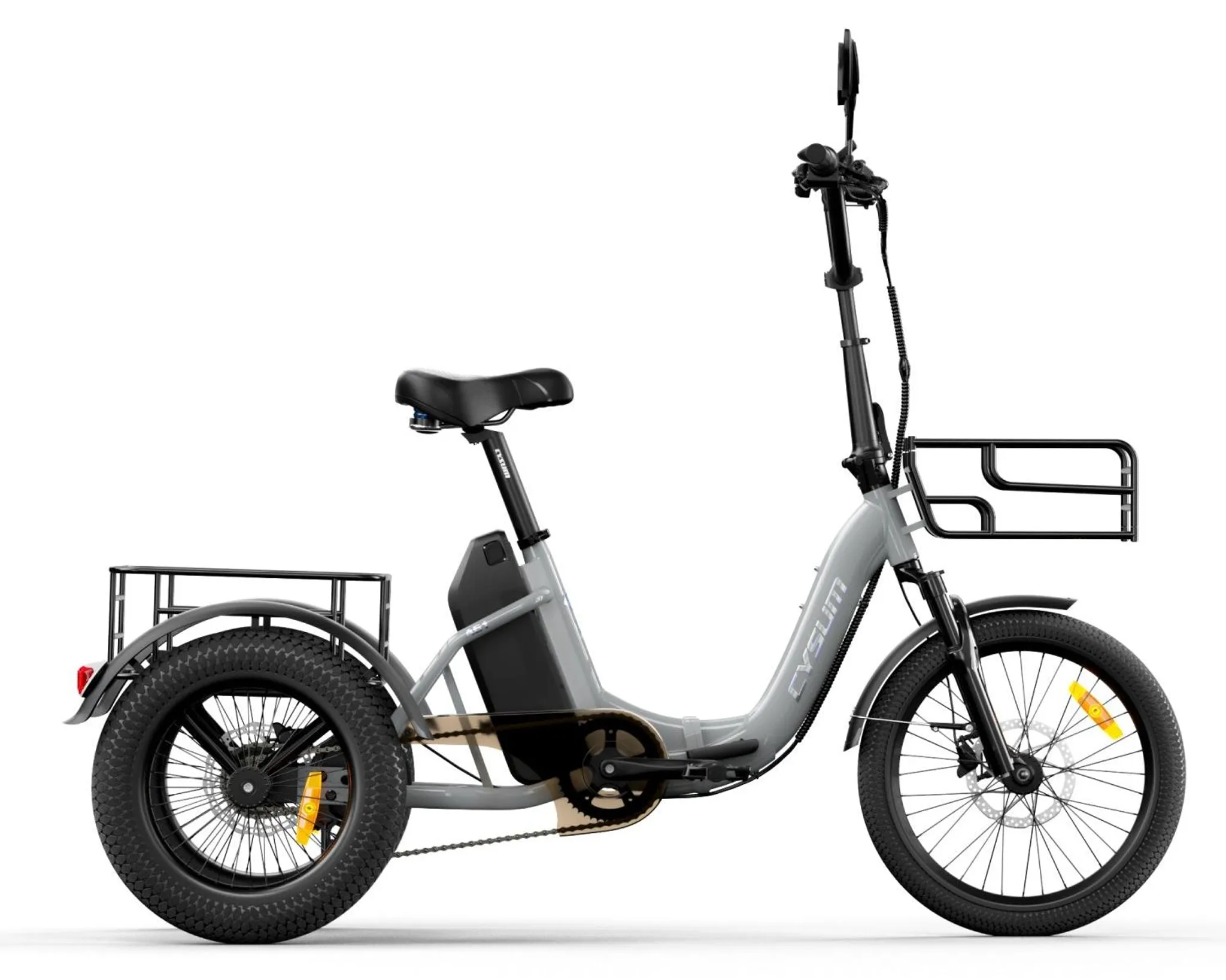 CYSUM AG1 Pro E-Bike 48 V 20 Ah, 20-Zoll-Reifen, Grau – Bild 2