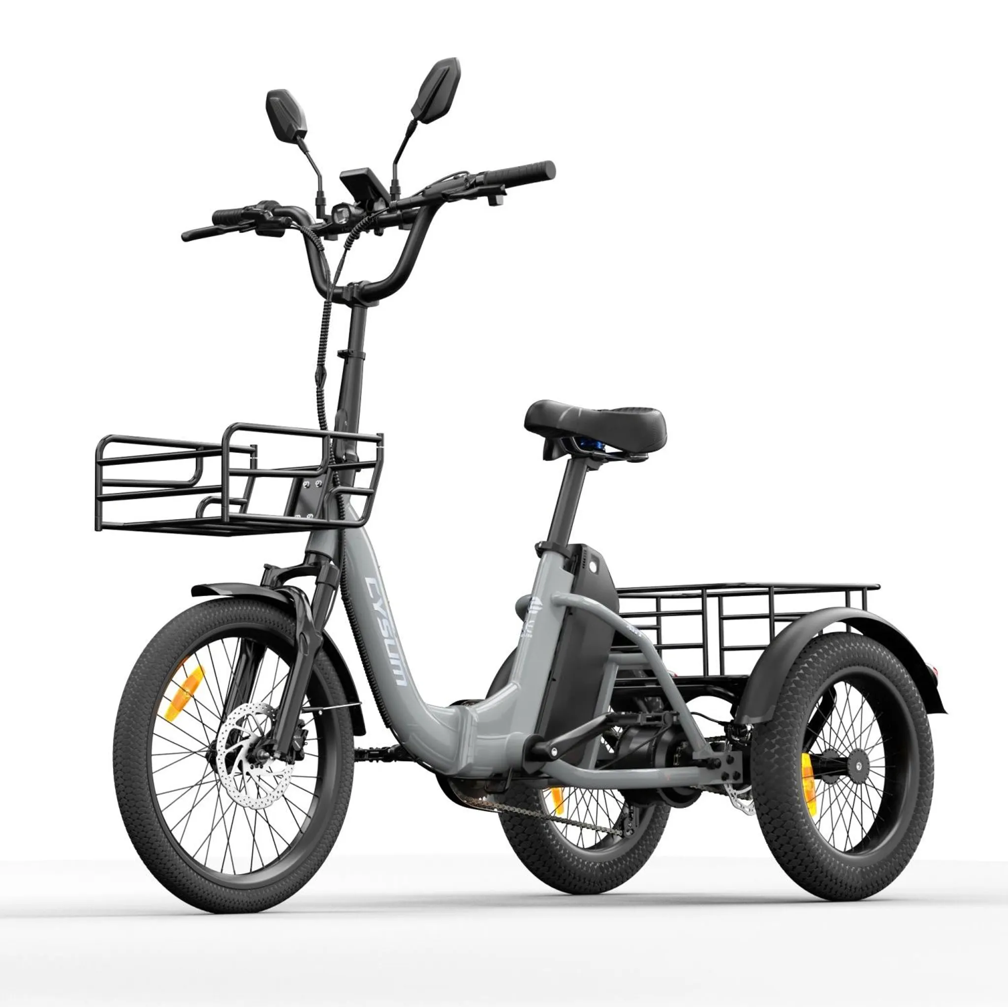 CYSUM AG1 Pro E-Bike 48 V 20 Ah, 20-Zoll-Reifen, Grau – Bild 5