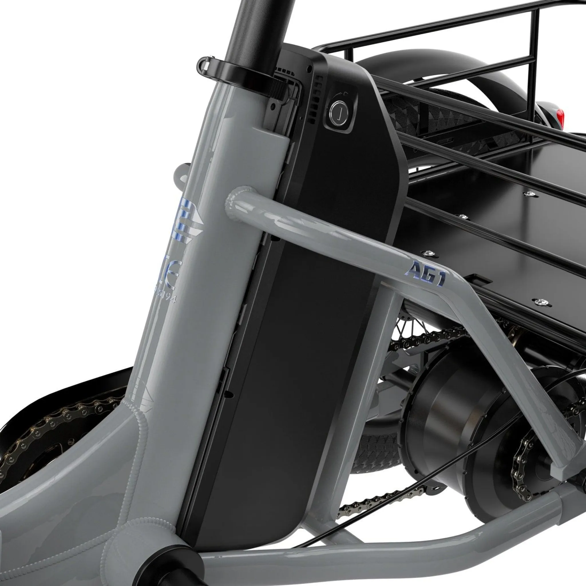 CYSUM AG1 Pro E-Bike 48 V 20 Ah, 20-Zoll-Reifen, Grau – Bild 11