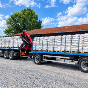 Halbe LKW-Ladung 12 Paletten Holzpellets, 936 Säcke à 15 kg