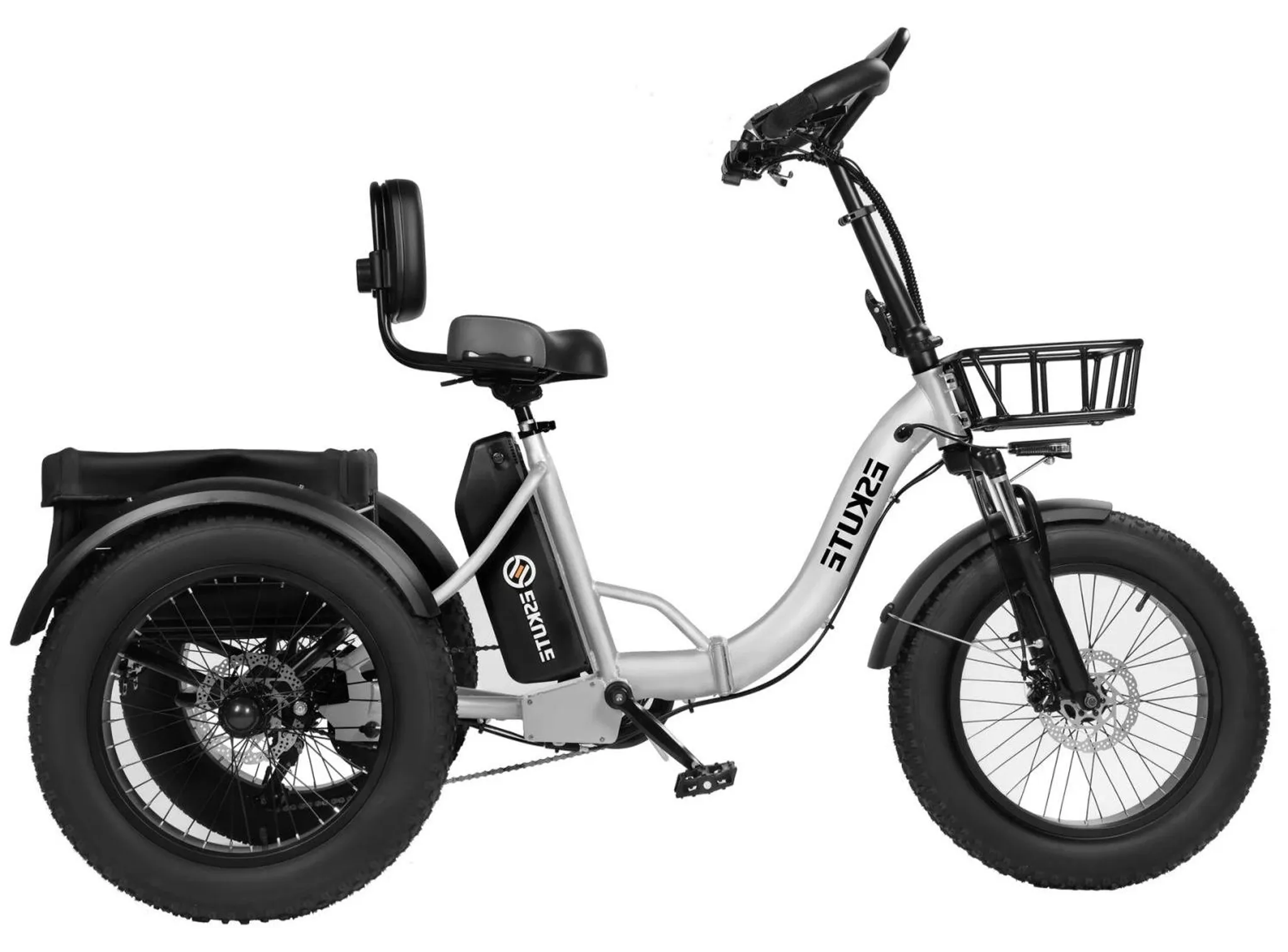 ESKUTE T302 Pro Falt-E-Bike 250 W, 20,8 Ah, Scheibenbremsen, Weiß – Bild 9