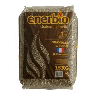 Holzpellets ENERBIO – 2 Paletten – 132 Säcke – 1980 kg – Bild 3