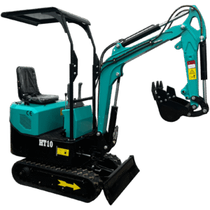 Minibagger HT10 – Variable Laufwerksbreite
