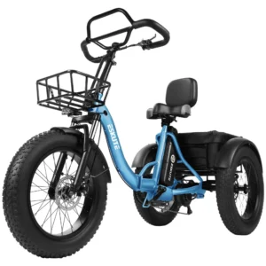 ESKUTE T302 Pro Falt-E-Bike 250 W, 48 V 20,8 Ah, 20 Zoll, Blau