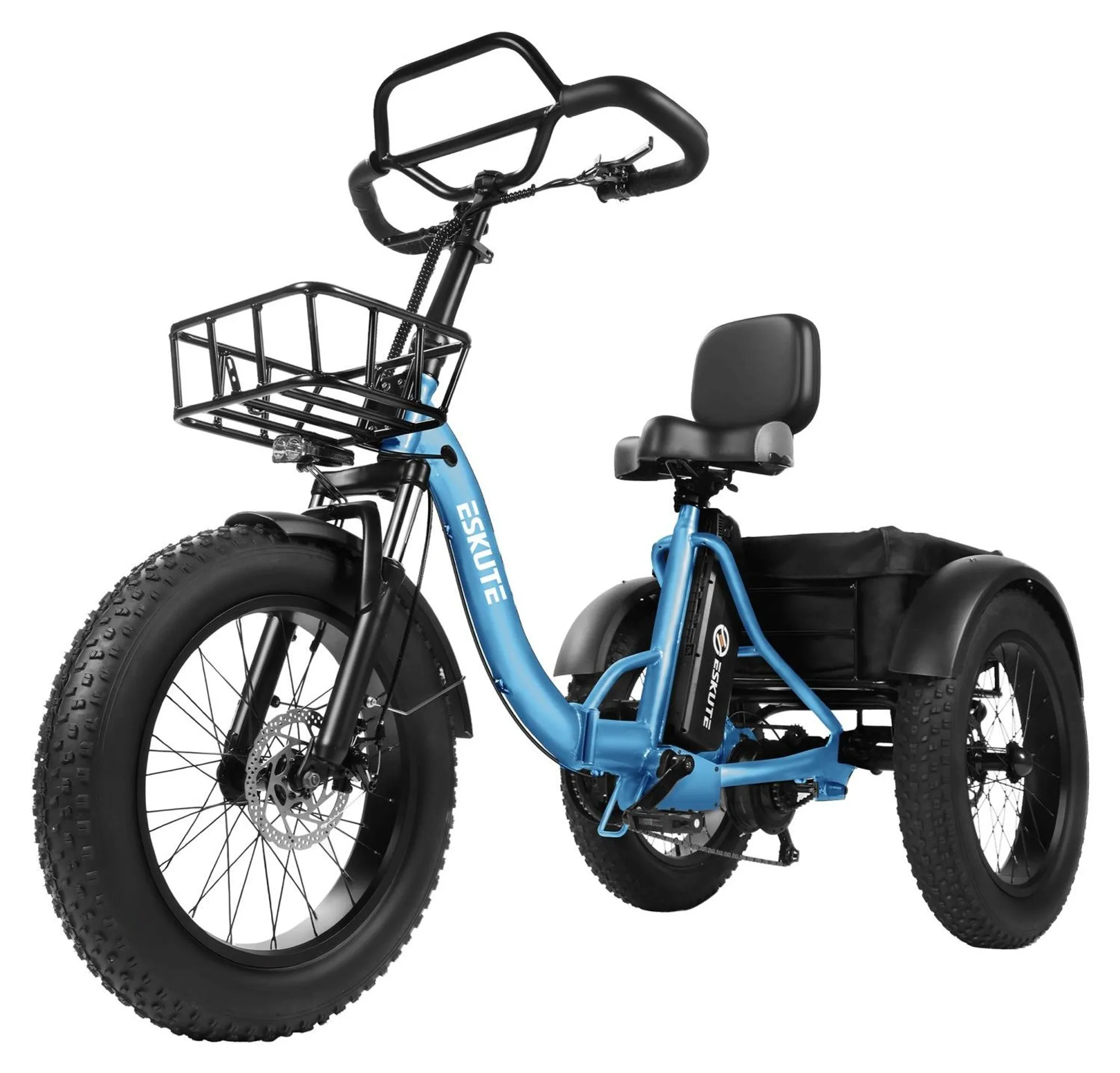 ESKUTE T302 Pro Falt-E-Bike 250 W, 48 V 20,8 Ah, 20 Zoll, Blau