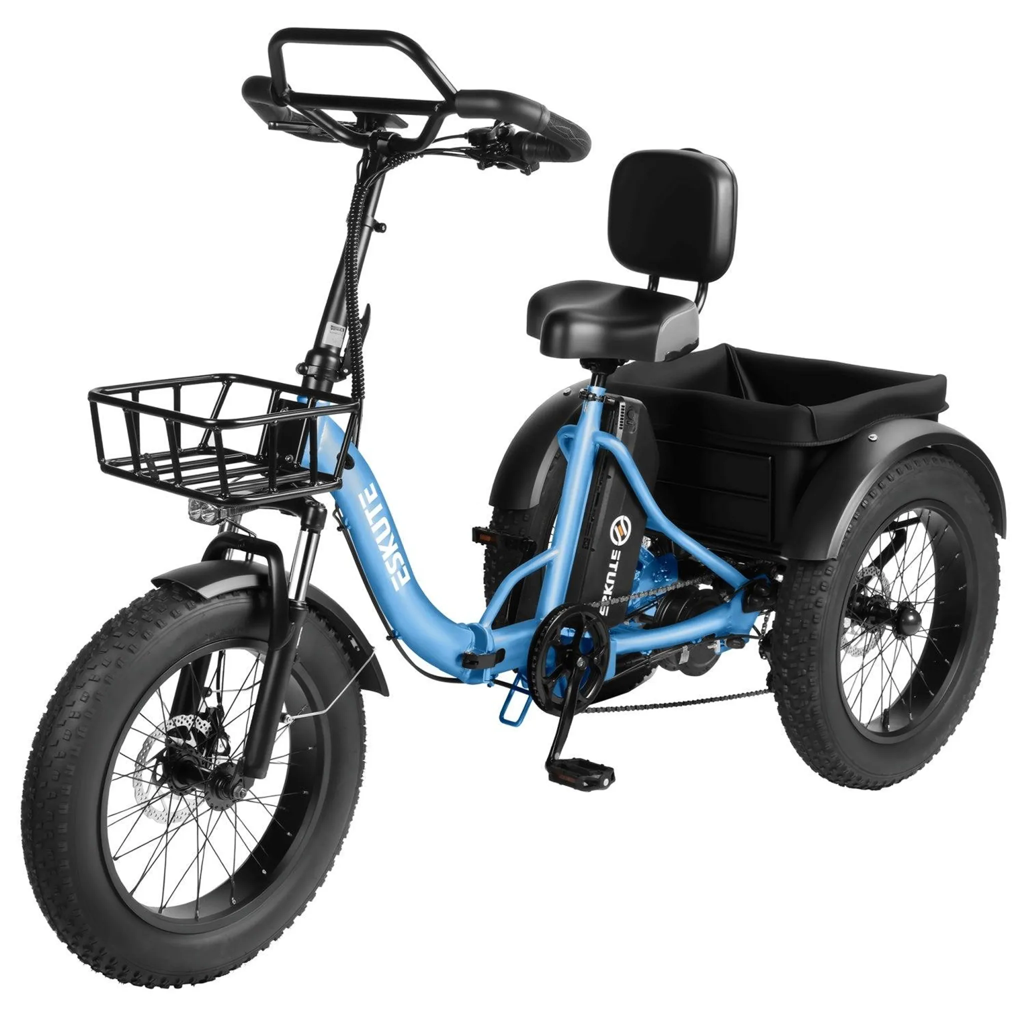 ESKUTE T302 Pro Falt-E-Bike 250 W, 48 V 20,8 Ah, 20 Zoll, Blau – Bild 6