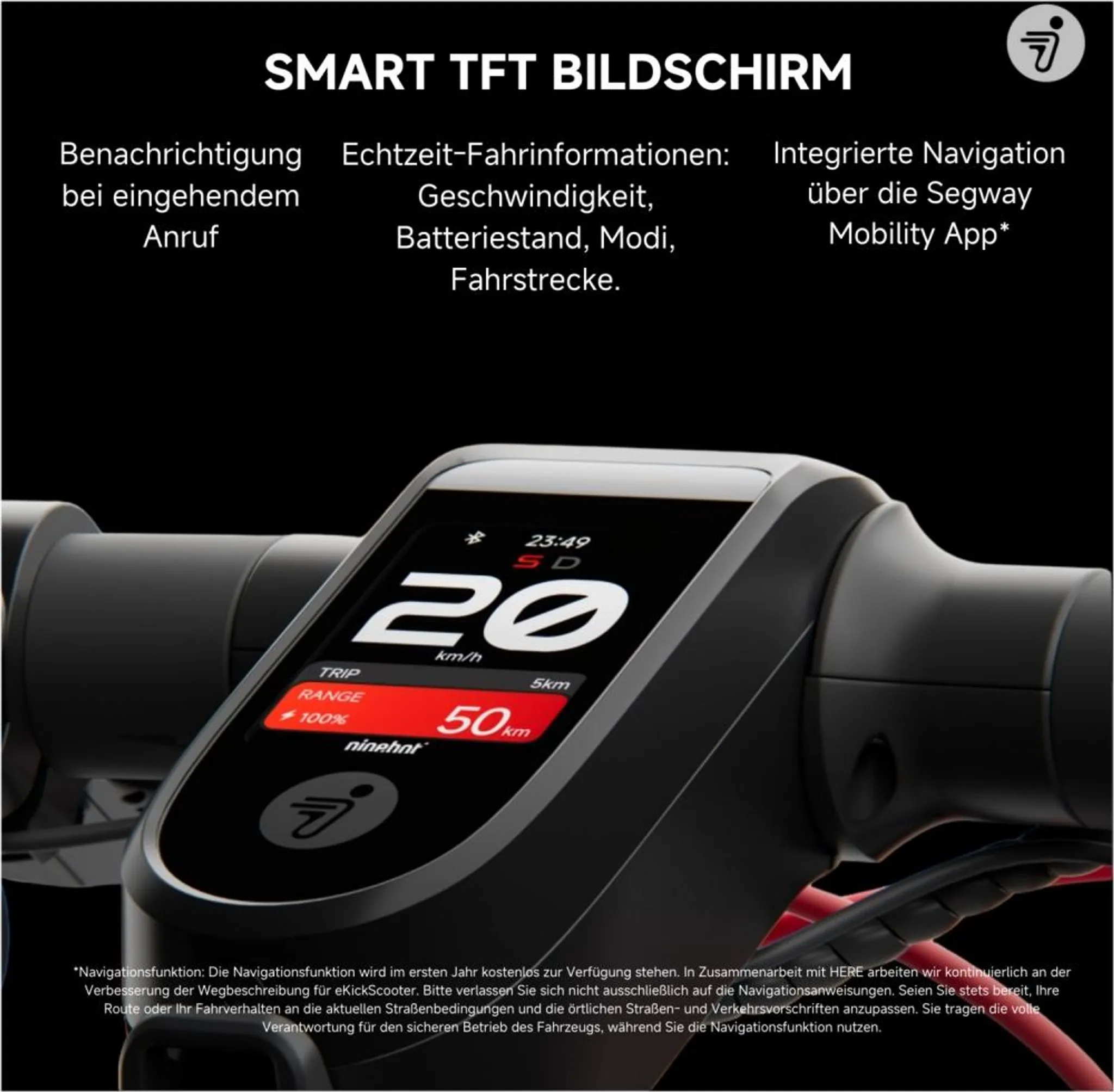 Ninebot KickScooter F3 Pro D E-Scooter – Bild 8