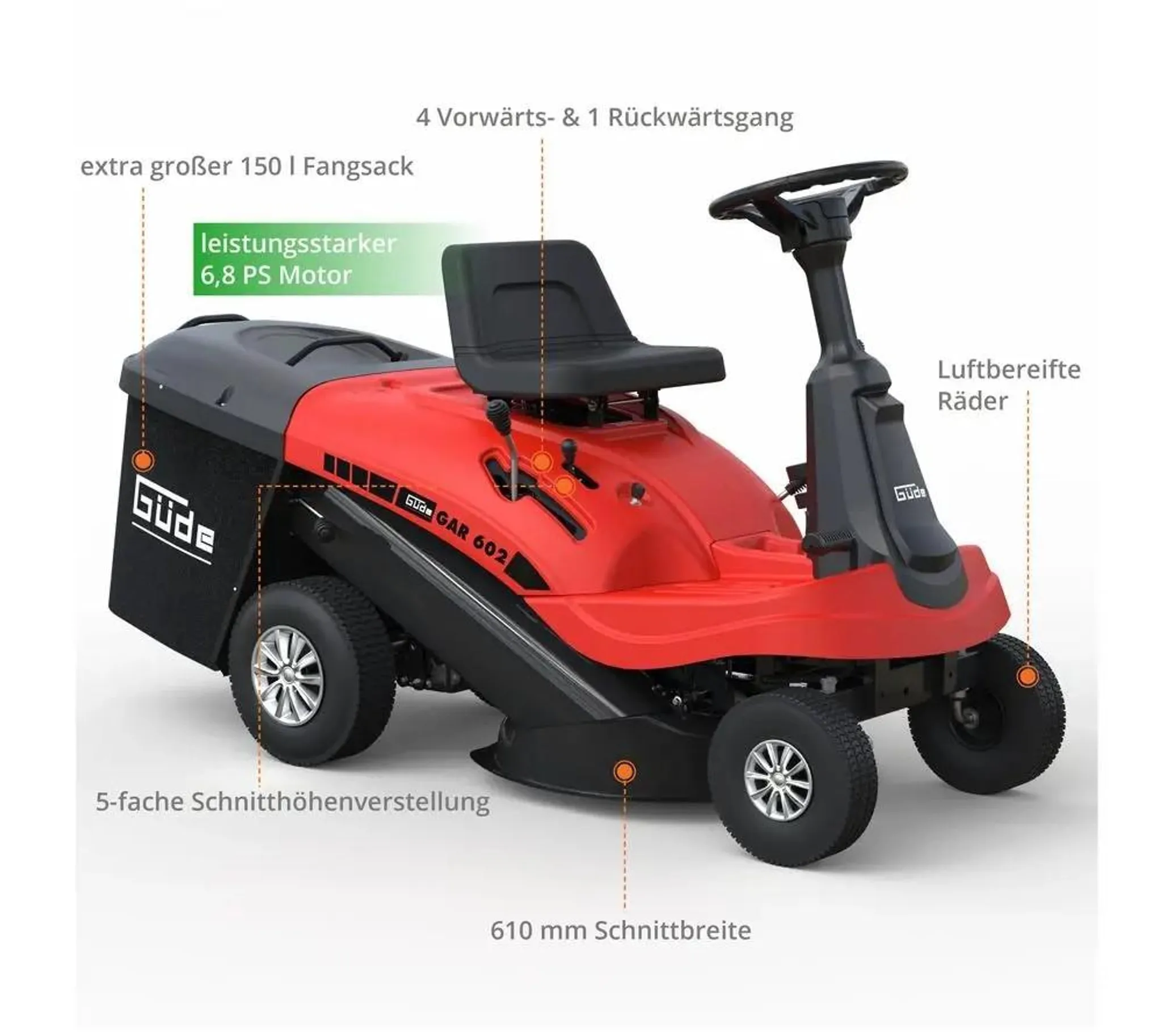 Rasentraktor GAR 602 – Bild 10