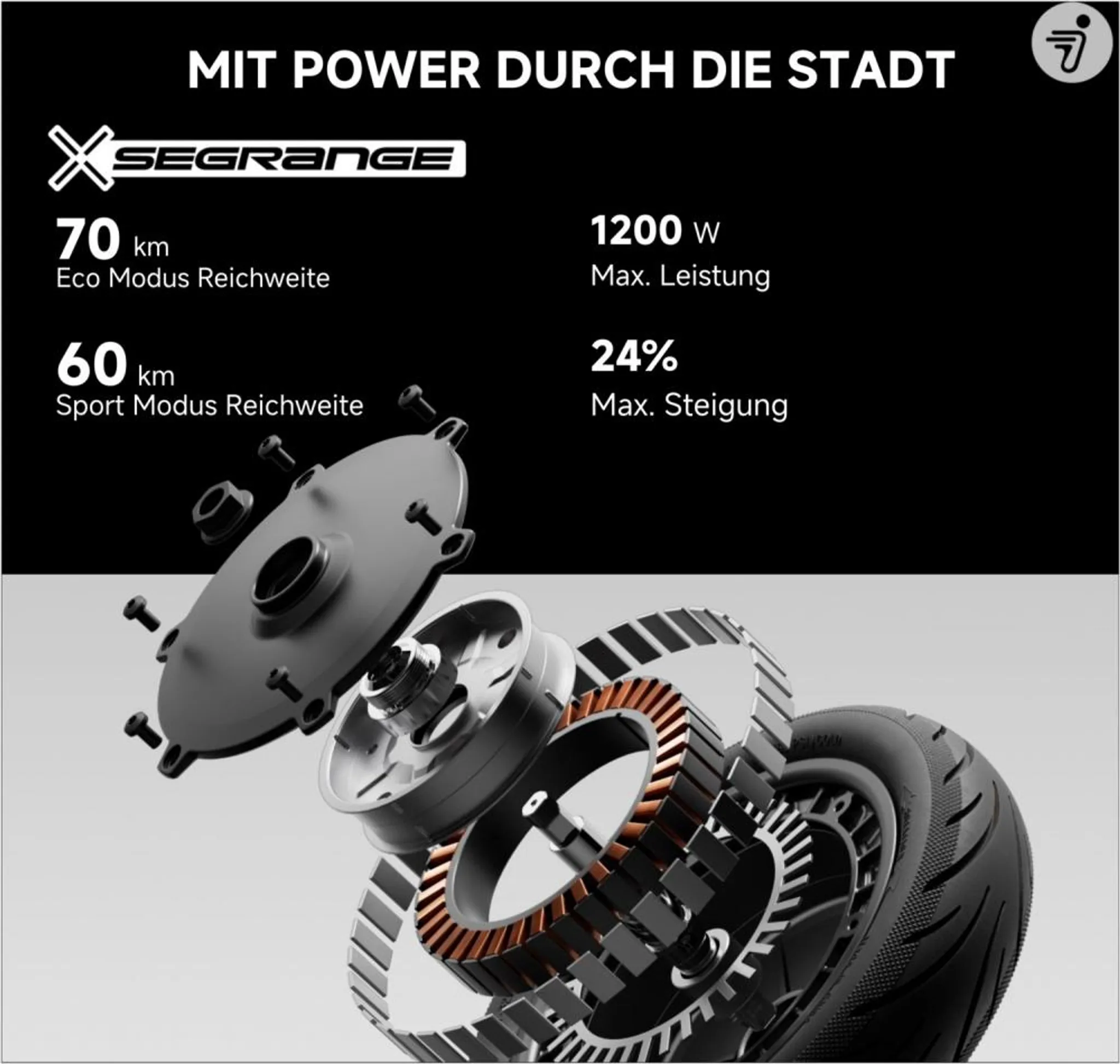 Ninebot KickScooter F3 Pro D E-Scooter – Bild 9