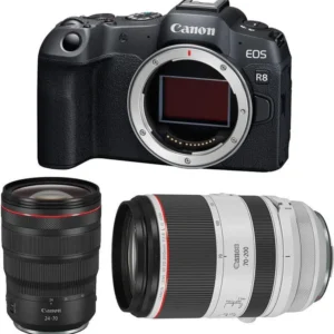 CANON EOS R8 + RF 24-70mm f/2.8 L IS USM + RF 70-200mm f/2.8 L IS USM