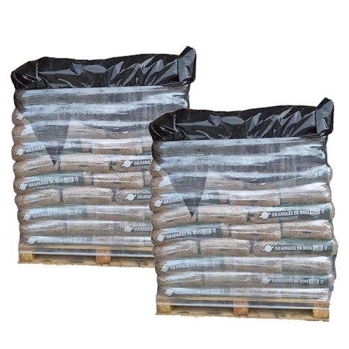 Holzpellets ECO BOIS ENERGIE – 2 Paletten – 132 Säcke – 1980 kg