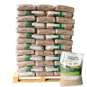 Premium-Holzpellets SimplyPELLET – 65 Säcke – 975 kg