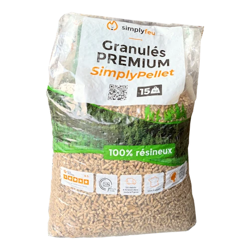 Premium-Holzpellets SimplyPELLET – 65 Säcke – 975 kg – Bild 3
