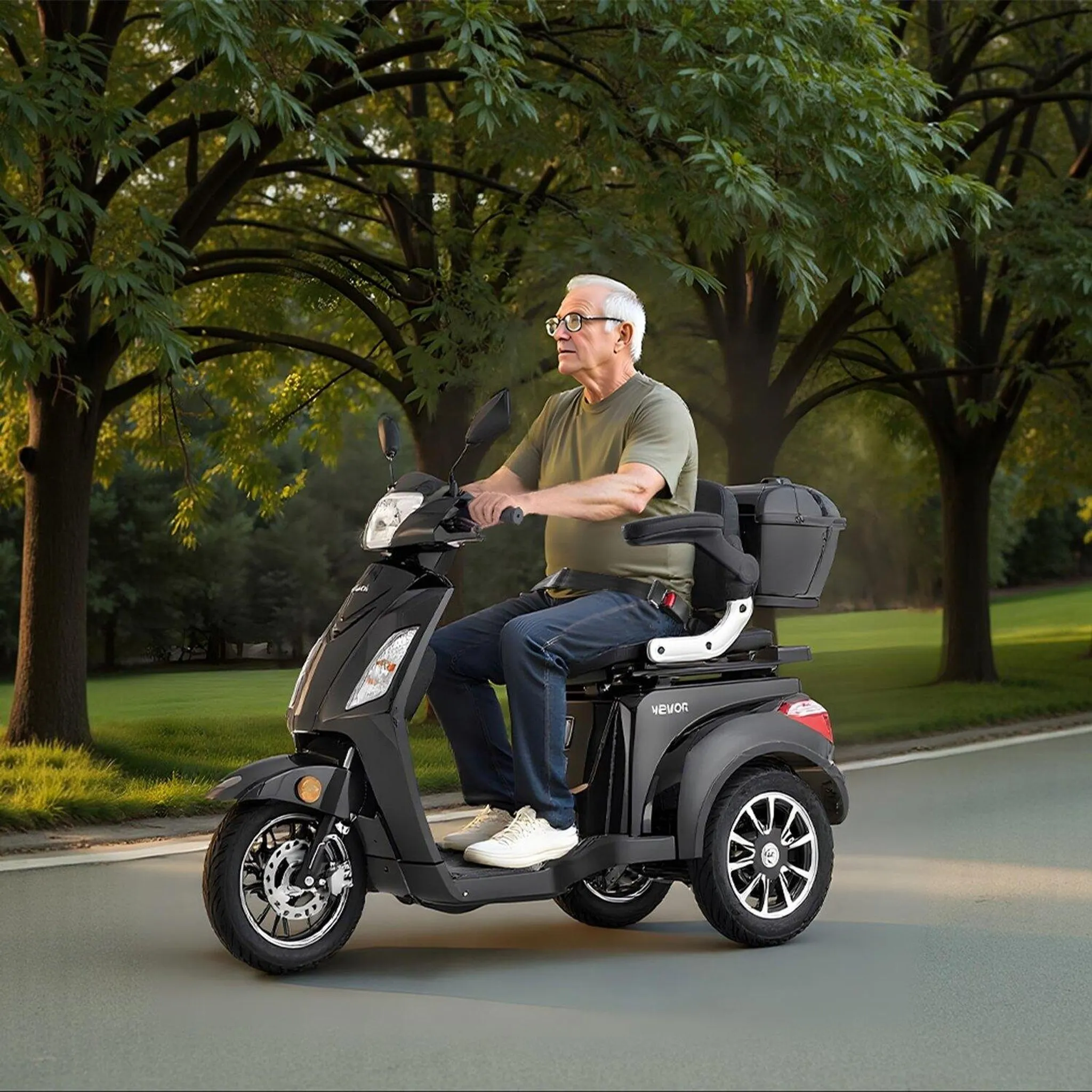 Robuste 3-Rad-Elektromobile für Senioren – Bild 10