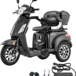 Scooters électriques robustes à 3 roues personnes âgées