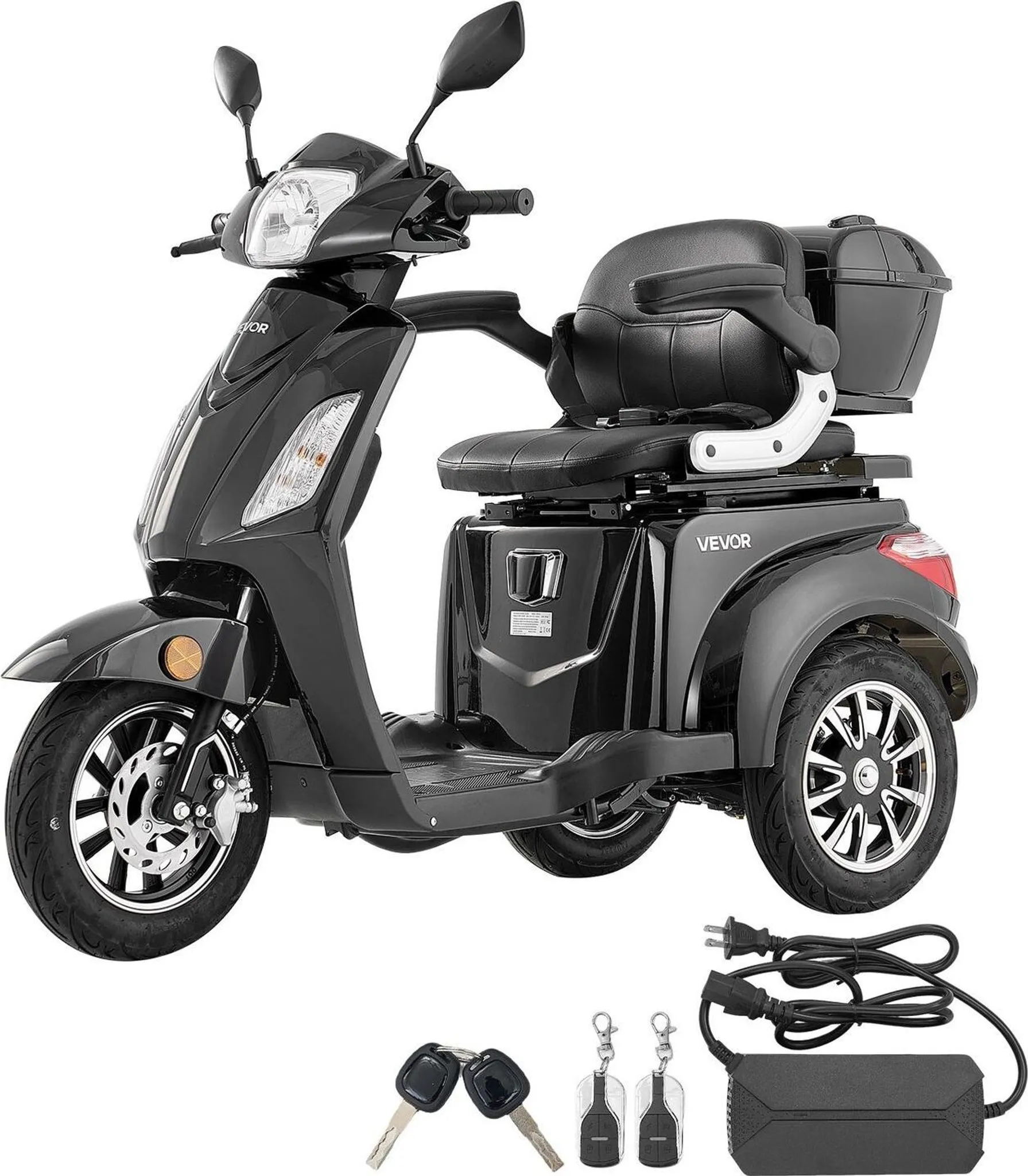 Robuste 3-Rad-Elektromobile für Senioren