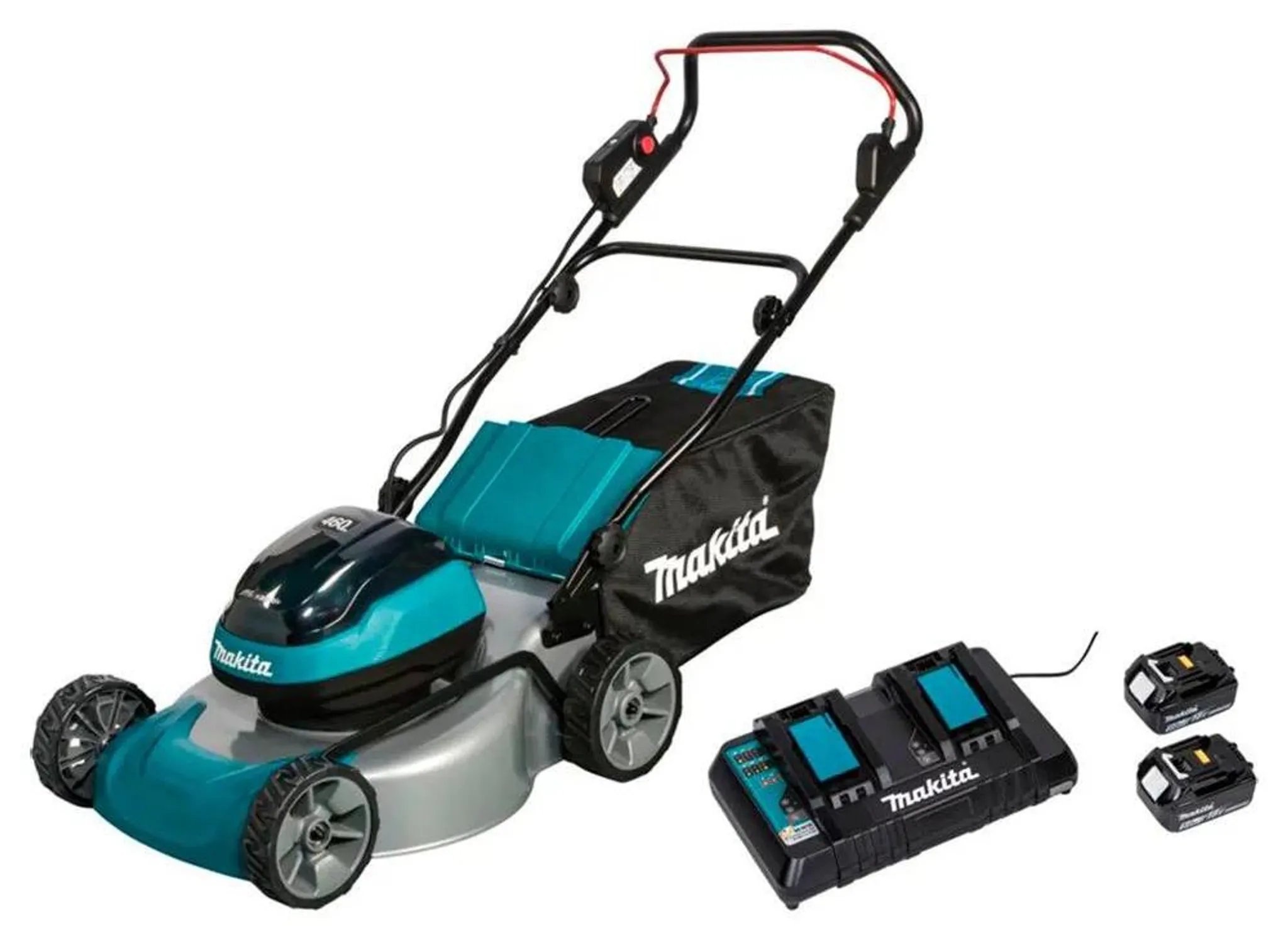 Makita DLM466PT2 Akku-Rasenmäher 2x18V – Bild 2