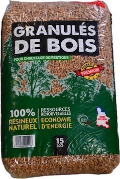 Holzpellets ECO BOIS ENERGIE – 3 Paletten – 198 Säcke – 2970 kg – Bild 2