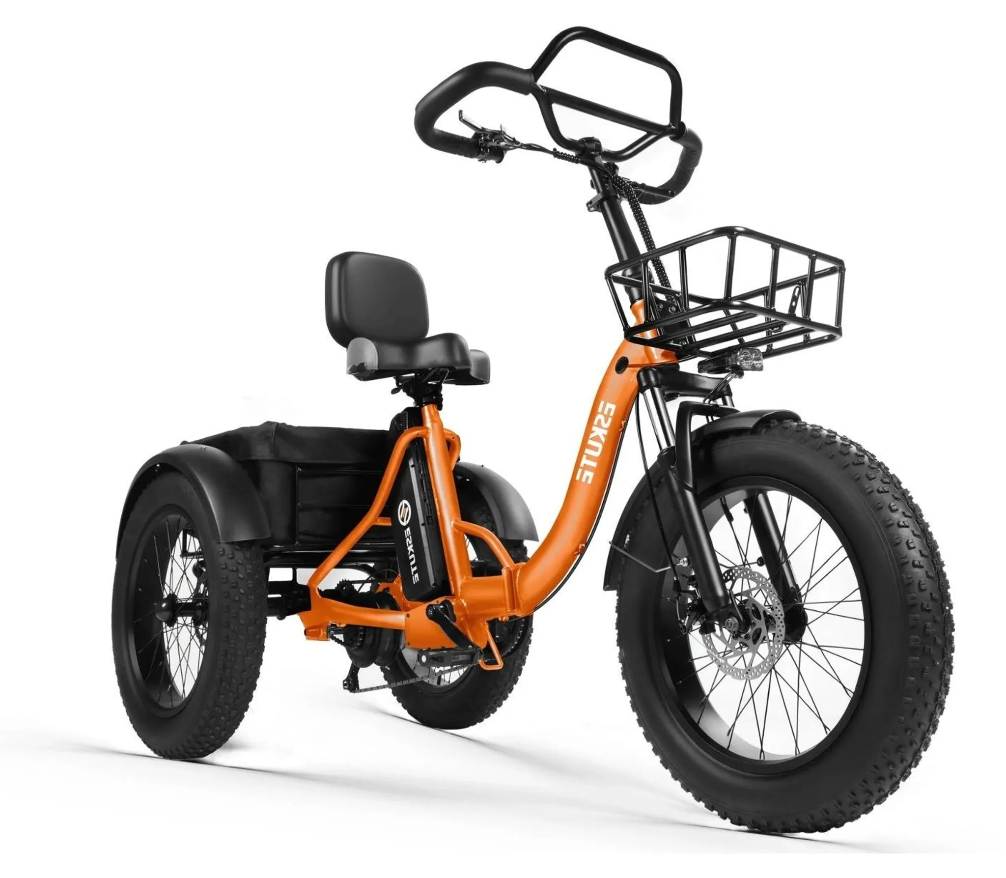 ESKUTE T302 Pro Falt-E-Bike 250 W, 20,8 Ah, Scheibenbremsen, Orange – Bild 10