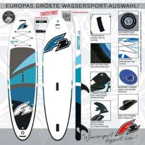 F2 Sector Windsurf 10.5 iSUP-Board