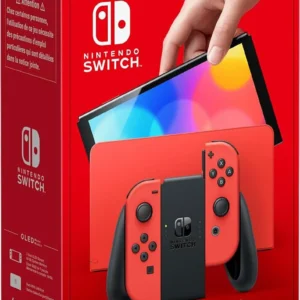 Nintendo Switch OLED Mario Red Edition, 7 Zoll, 64 GB, WLAN, Rot